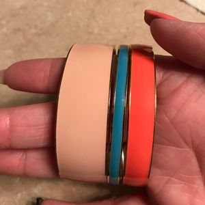 Enamel bangles from J. Crew